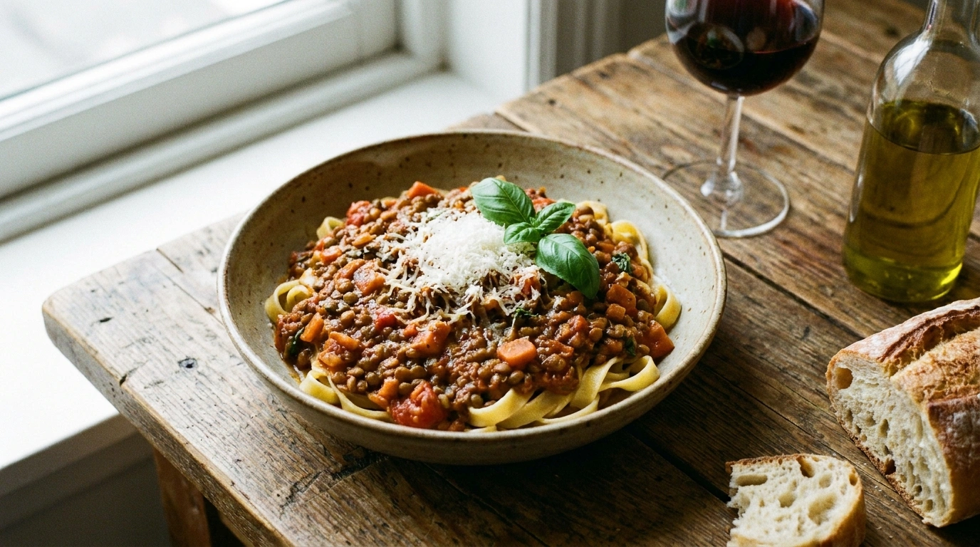 Linse-Bolognese